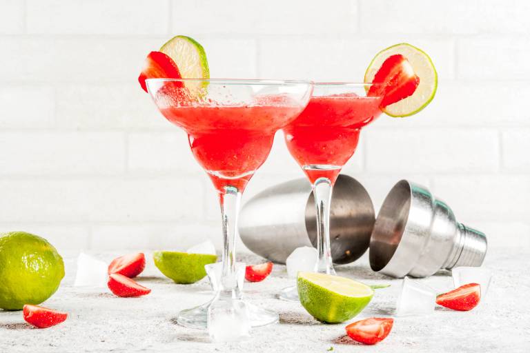 Inspiration image for Frozen Strawberry Daiquiri Mocktail