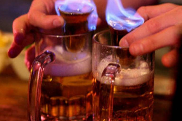 Inspiration image for Flaming Dr. Pepper